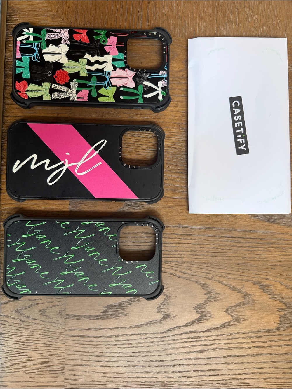 Bundle of 3, Casetify IPhone 14 Pro Max phone cases